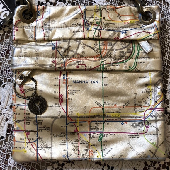 NYC Subway Line Crossbody Map Purse - Picture 2 of 9